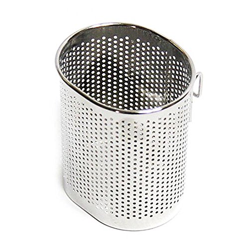 Chopsticks Straws Kitchen Utensil Holder Oval Perforated Stainless Steel Dish Rack Hanging Hook Type Small L3.4