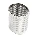 Chopsticks Straws Kitchen Utensil Holder Oval Perforated Stainless Steel Dish Rack Hanging Hook Type Small L3.4" X H3.9"