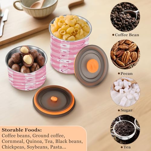 Contenedor hermético para café de acero inoxidable Qilmy 17oz miniatura 6