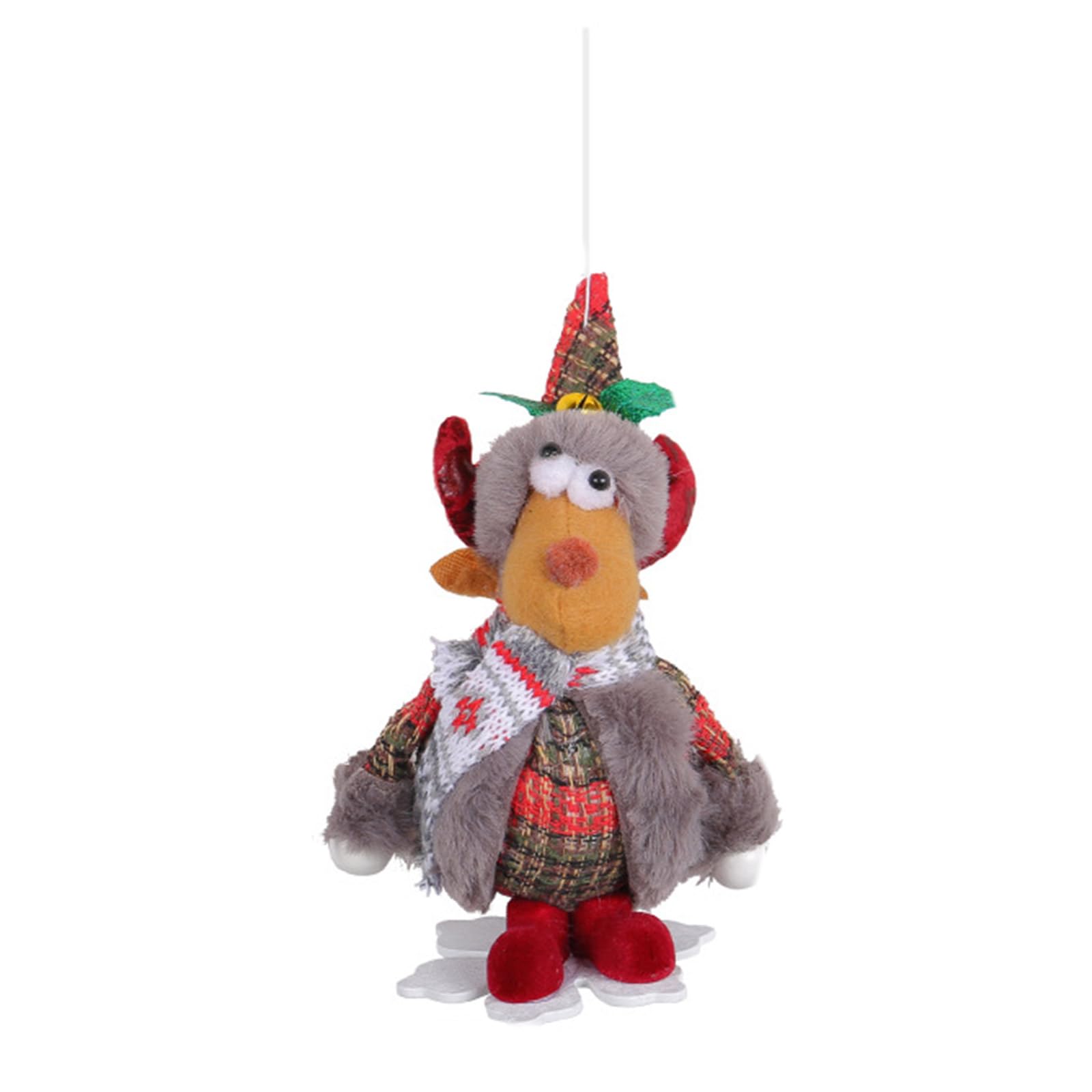 Christmas Tree Decorations Pendant Plush Toy Santa Deer Snowman Ornaments for Festive Home Decor Christmas Tree Decoration Perfect for Party Decor