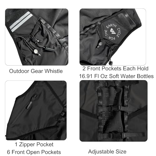 Gilet d'hydratation de course ajustable pour éliminer les ballottements