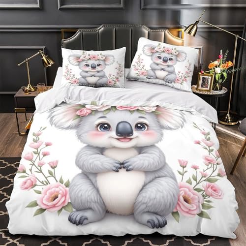 Housse de couette chat imprimé en 3D microfibre de qualité supérieure - 2