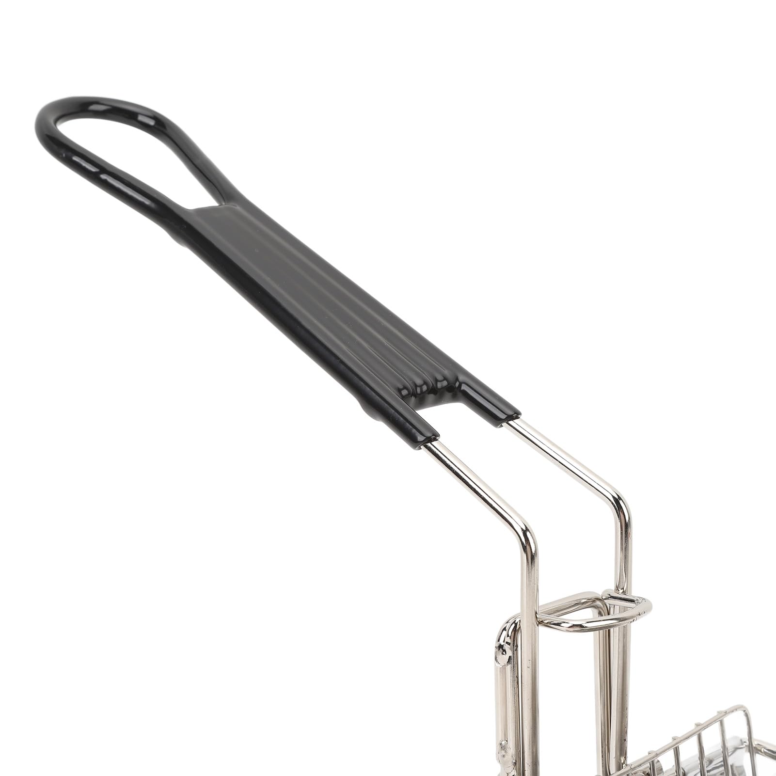 Jiawu Cesta para Freidora de Concha de Taco, Cesta para Freidora de Taco de Acero Inoxidable de 4 Conchas, para Soporte de con Desmontable y Gancho Frontal para el Hogar, Restaurante, Cocina, Fácil de