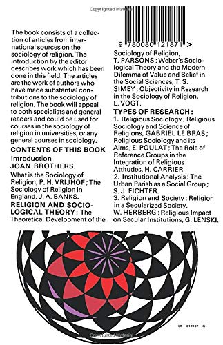 Readings in the Sociology of Religion: The Commonwealth and International Library: Readings in Sociology