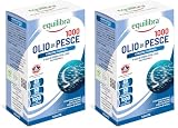 equilibra Integratori Alimentari, Olio di Pesce 1000, Integratore a Base Acidi Grassi Polinsaturi della Serie Omega-3 EPA e DHA, con Vitamina E, Normale Funzione Cardiaca, 60 Capsule Vegetali