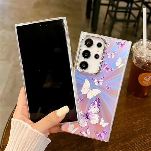 Coque Samsung A35 5G rigide mate polycarbonate papillon laser - 6