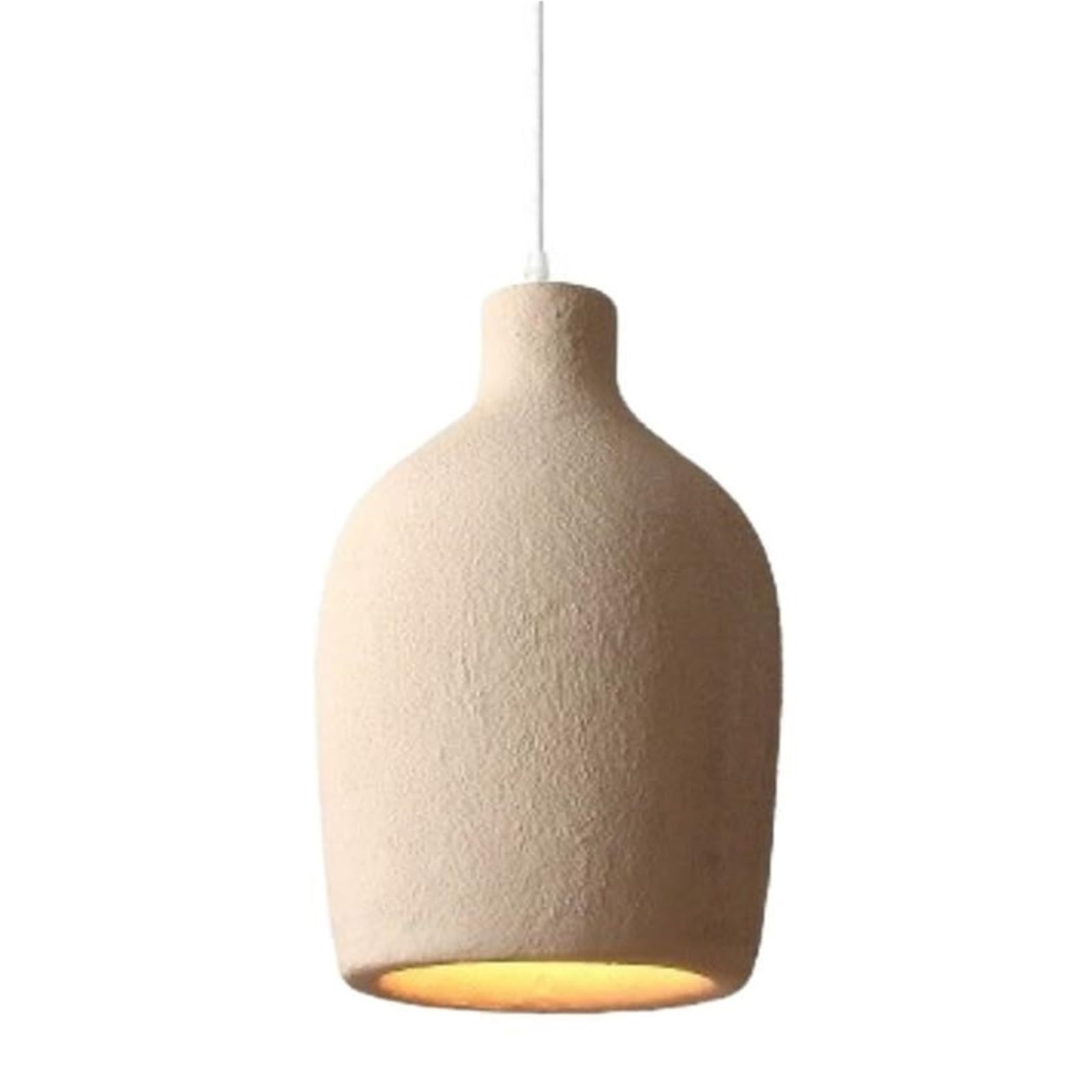 KHUKHU American Modern Style Ceiling Chandelier, Polystyrene Chandelier Lampshade, E27 Base Single Head Pendant Lamp, Corridor Meeting Room Lounge Flush Mount Hanging Light