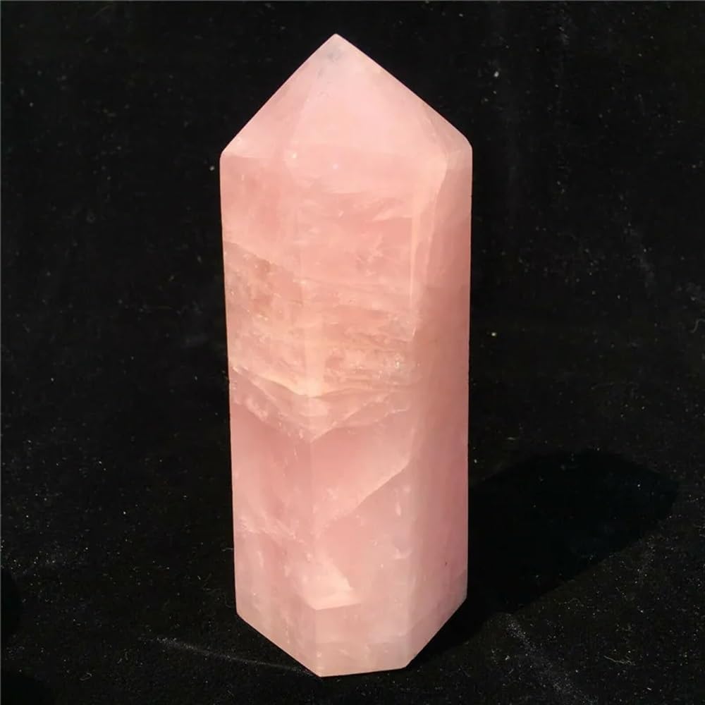 Crystal Pillar Rose Quartz Obelisk Ornaments Home Decor