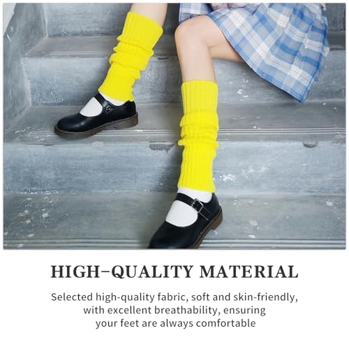 Image of 2 Pcs Leg Warmers Y2k, Leg Warmers, Y2k Accessories, Cute Kawaii Cream Legwarmers for Women Winter