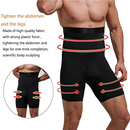 Men Tummy Control Shorts High Waist Slimming Body Shaper Compression Shapewear Belly Girdle Underwear Boxer Briefs2