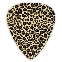 Médiators Guitare Motif Imprimé Léopard Animal Médiators Ukulélé 12 Pièces dont 0,46 mm 0,71 mm 0,96 mm - Les Beatles, Paul McCartney, John Lennon, RIngo Starr, George Harrison