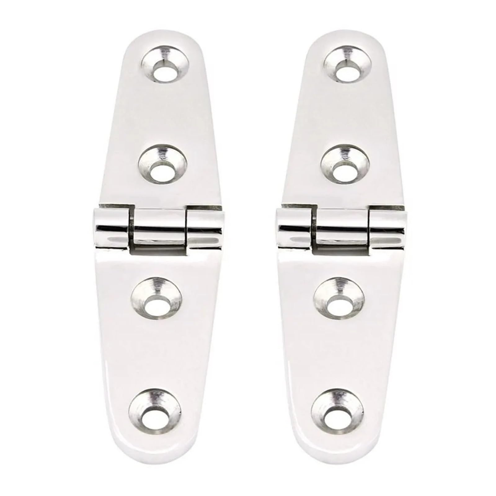 Kdhcvkz 2Pcs Door Hinge 2Pcs 103 * 27Mm Boat Cabin Door Hinge Stainless Steel