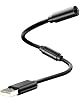 USB Breakaway Cable - Replacement Dongle Cord - Compatible with Xbox One, Xbox 360, Xbox Series X/S, Logitech G920 Steering Wheel, Thrustmaster Racing Wheel & Gaming Accessories (Black)