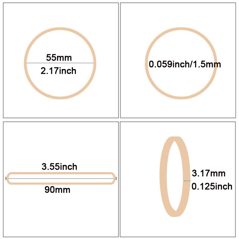 AMUU Rubber Bands Beige Size #33 200Pcs For Office home Supply File Folder Strong Elastic image 3