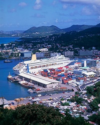 Castries St Lucia Caribbean Poster Print by Paul Thompson (22 x 27)