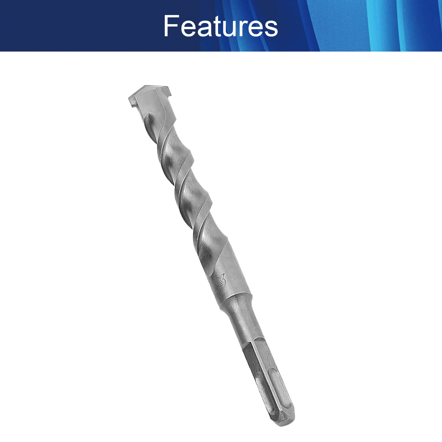 Lot 2 Mèches Perceuse Maçonnerie 3mm - Pointe Carbure Croix, Queue Hex 1/4", Béton Carrelage Brique