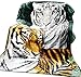 Hiyoko Tiger Blanket - Faux Fur Throw Blanket, Korean Mink Fleece 75”x90” Bed Blankets Queen Size