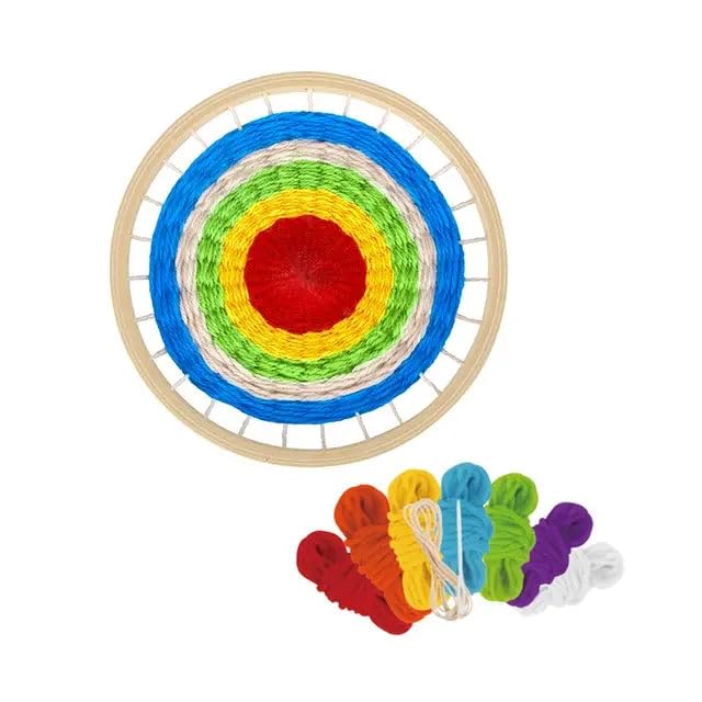 Jouets by Eduspark Round Weaving Loom Kit | Wooden Weaving Frame for Kids & Beginners | DIY Craft Kit for Handmade Wall Art, Tapestry, Yarn Weaving | Educational Art Toy for Ages 5+-image-30
