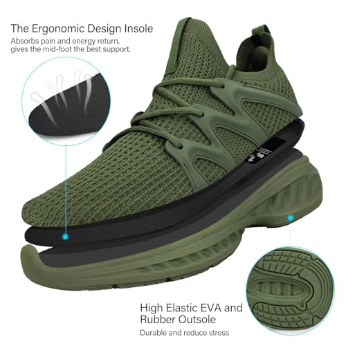 Image of Pujcs Women Shoes Lightweight Tennis Shoes Non Slip Gym Workout Shoes Breathable Mesh Walking Womens Sneakers