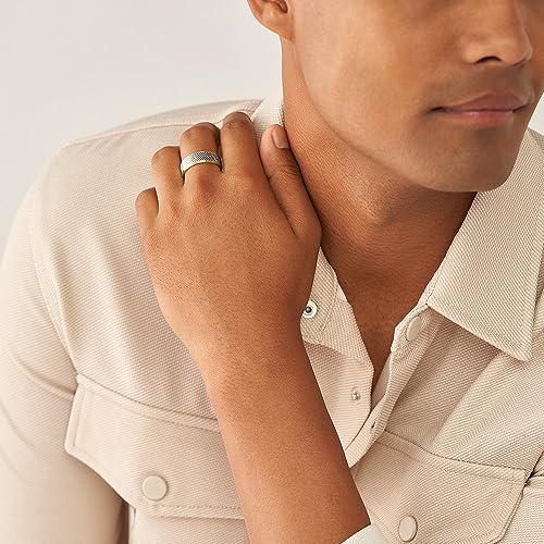 Fossil Herren-Edelstahlband Ringe – Ansicht 2
