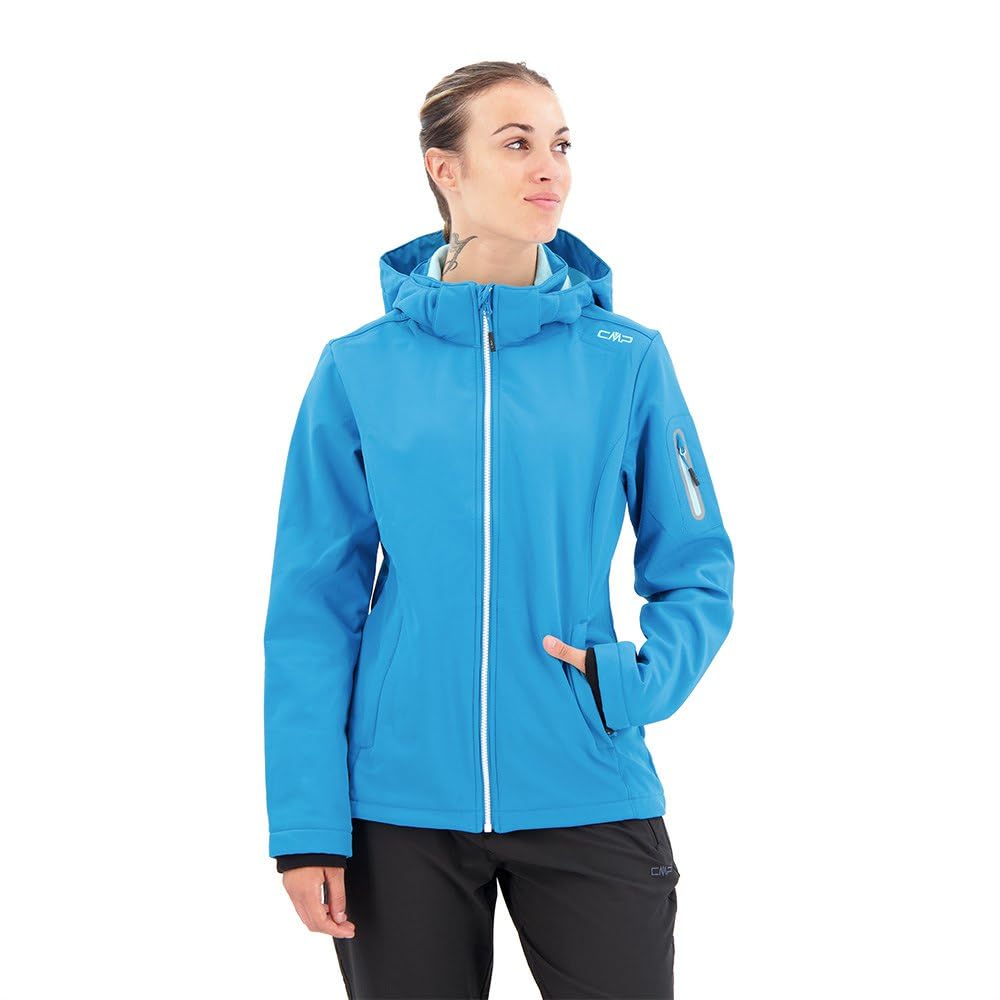 CMP - Woman Jacket Zip Hood, Jade, XXS