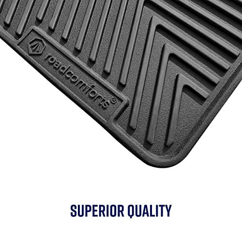 Custom Fit Ford Explorer 2002-2010 Car Floor Mats - Odorless, Thick And Heavy Duty Material Engineered To Protect The Floor - Front Row Only (2Pcs) (Black) #TOP4