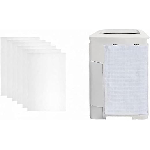 TRENDIVIBE 6Pcs Air Purifier Filter Replacement Cleaning Accessories for W380 40x25cm