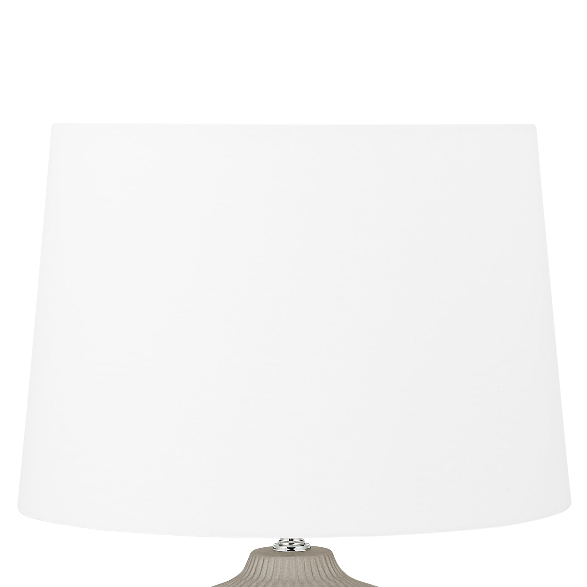 Beliani Glamouröse Tischlampe Polyester/Keramik gold Pirita