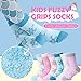 ANTSANG Children Crew Socks for Girls Kids Toddlers Cartoon Cute Animal Fashion Gifts Socks 6 Pack (Snowflake,8-12 Y)