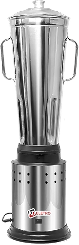 Liquidificador Industrial 8 Litros BIVOLT Baixa Rotação Inox