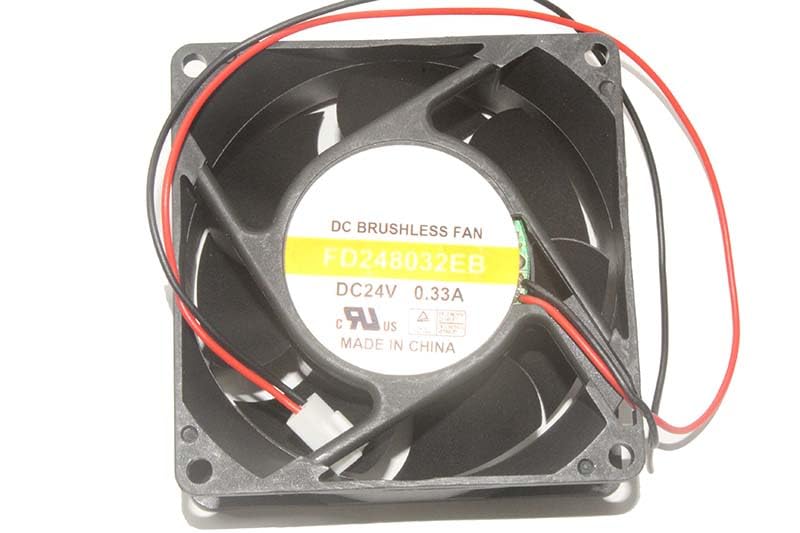 Ventilador de refrigeración inversor FD248032EB de 24V extractor cuadrado 80x80x32mm dos cables