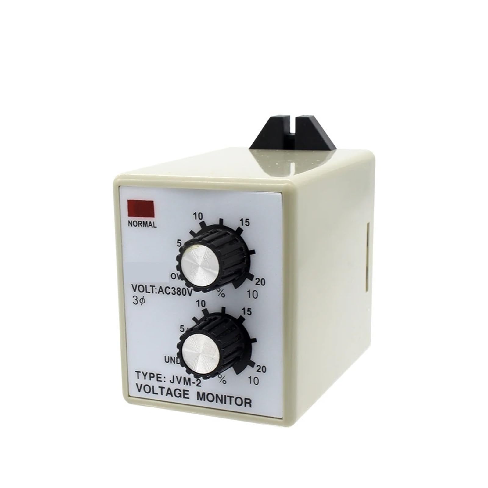 1pc AC380V/50Hz 3 Phase JVM-2 Protection from The Phase Failure Phase Sequence Voltage Unbalance Monitoring Relay