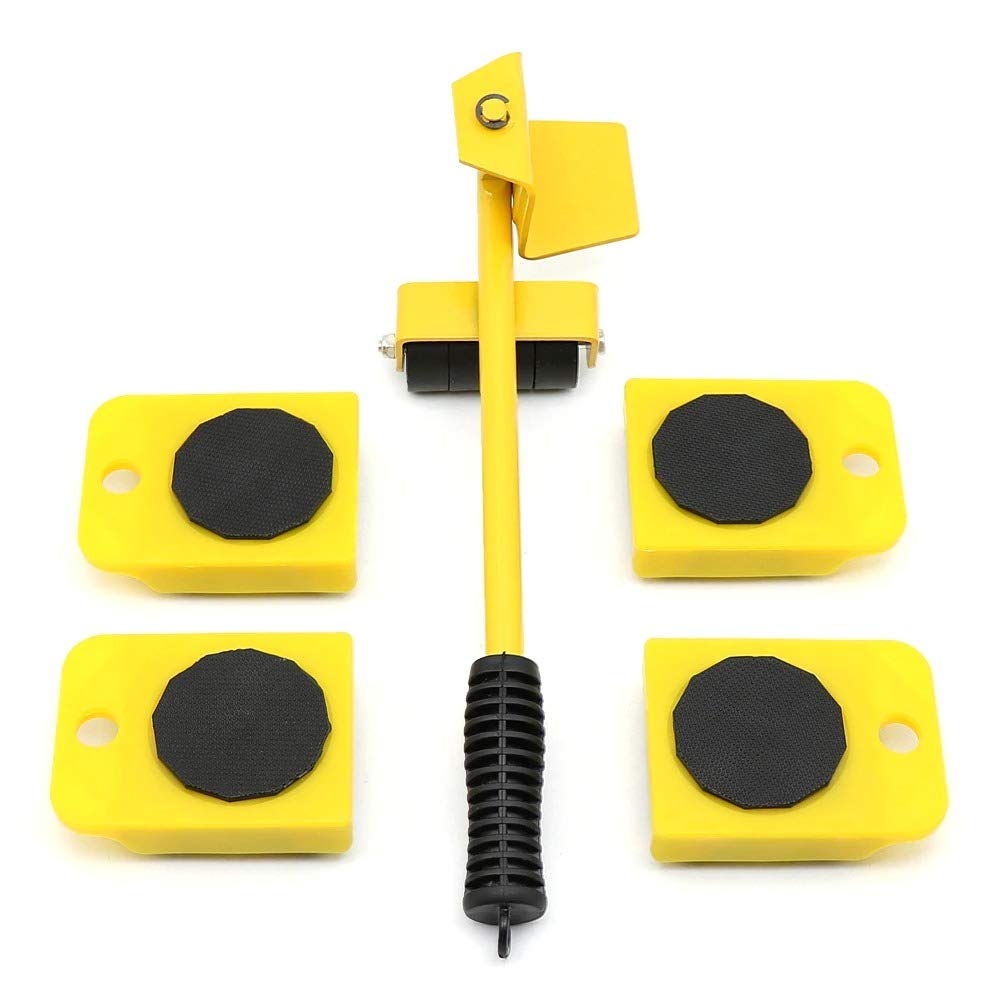 Pro Technik Set de 5 para levantar y mover muebles las ruedas de transporte elevan hasta 150 kg