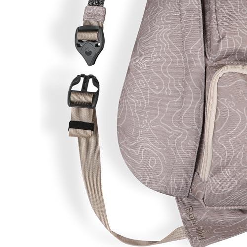 Image of KAVU Mini Rope Sling Pack with Adjustable Rope Shoulder Strap, Taupe Topo