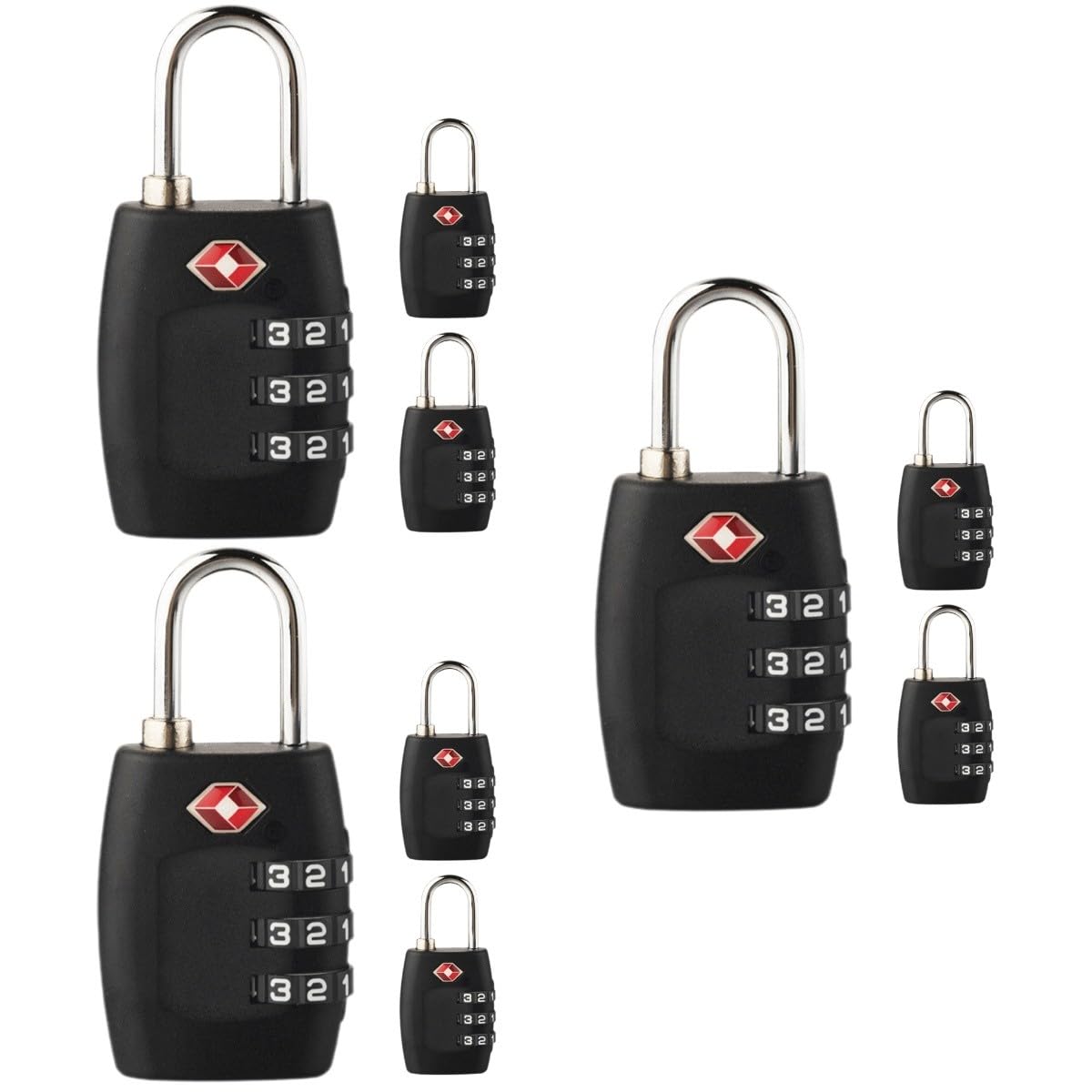 Angoily 9pezzi Serrature Combinazione Per Valigie Per Facili Usare e Personalizzabili Adatte Per e Borse