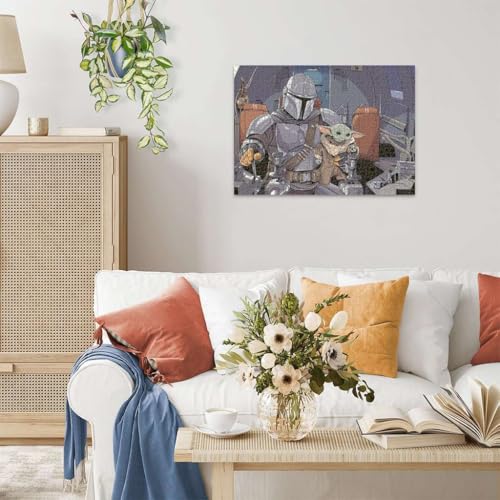 Ravensburger Star Wars: The Mandalorian Rompecabezas de 1000 Piezas con Diseño Único y Tecnología Softclick miniatura 4