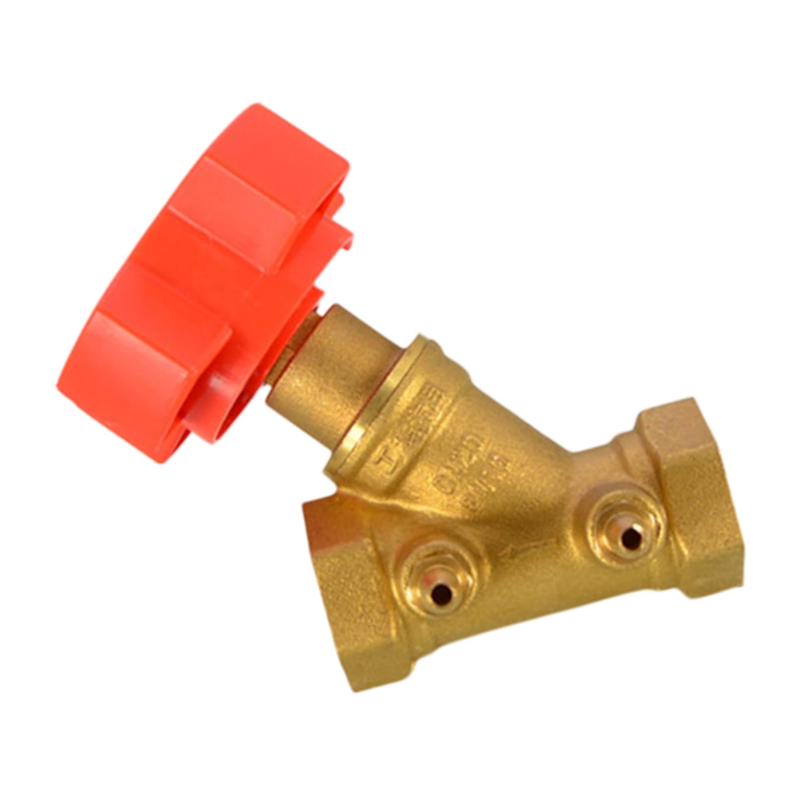 Brass Valves with Thermostatic Control for Efficient Heat Distribution Port Heating Systems Balance for Various Pipe Sizes