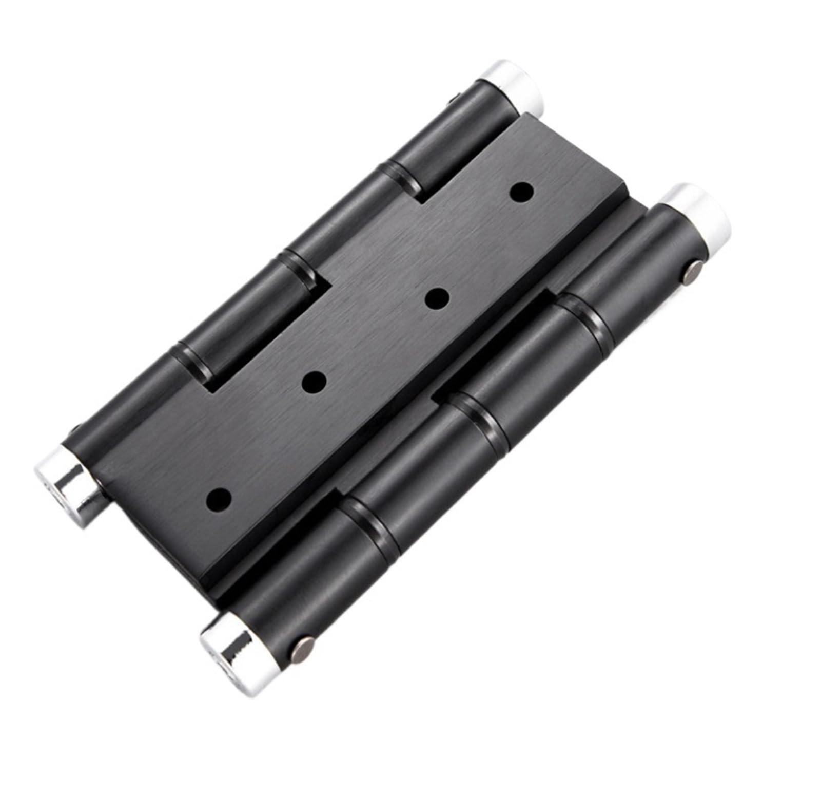 Chtkagv Black 2Pcs 5" Aluminum Double Action Door Hinge