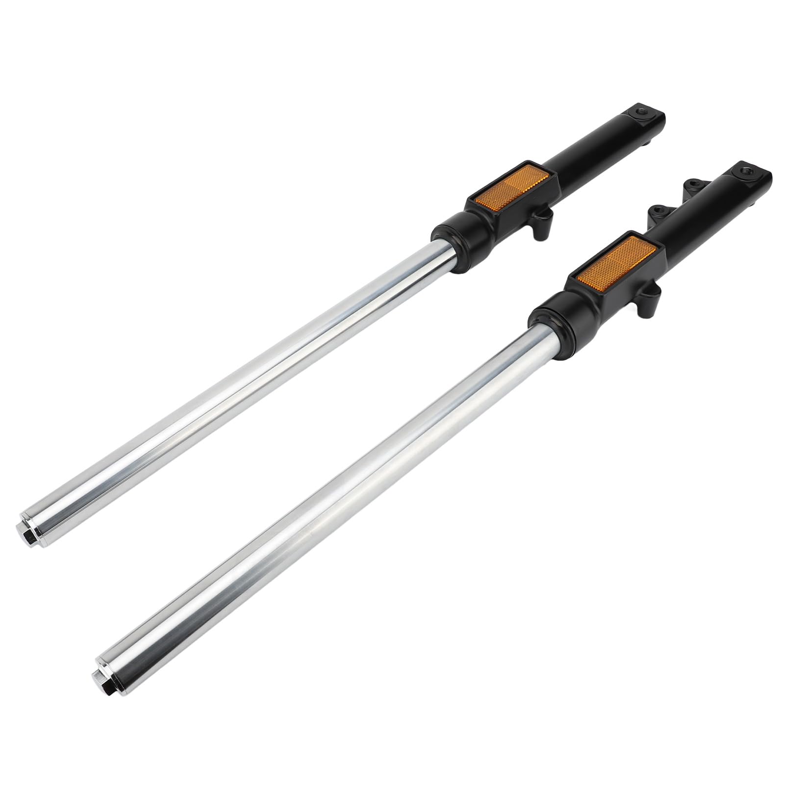 Ejoyous Amortyzator Przedni Motocykla, Zestaw Przednich Amortyzatorów Metalowych 77,7 Cm Zamiennik dla Storm 250, Poprawia kontrolę Komfortu i Stabilności Podczas Codziennej Jazdy Po Drogach