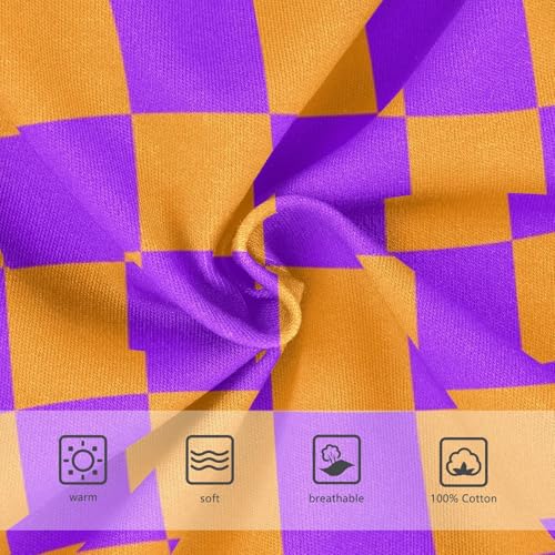 Orange and Purple Buffalo Checkered Toddler Boy's Underwear 2T3