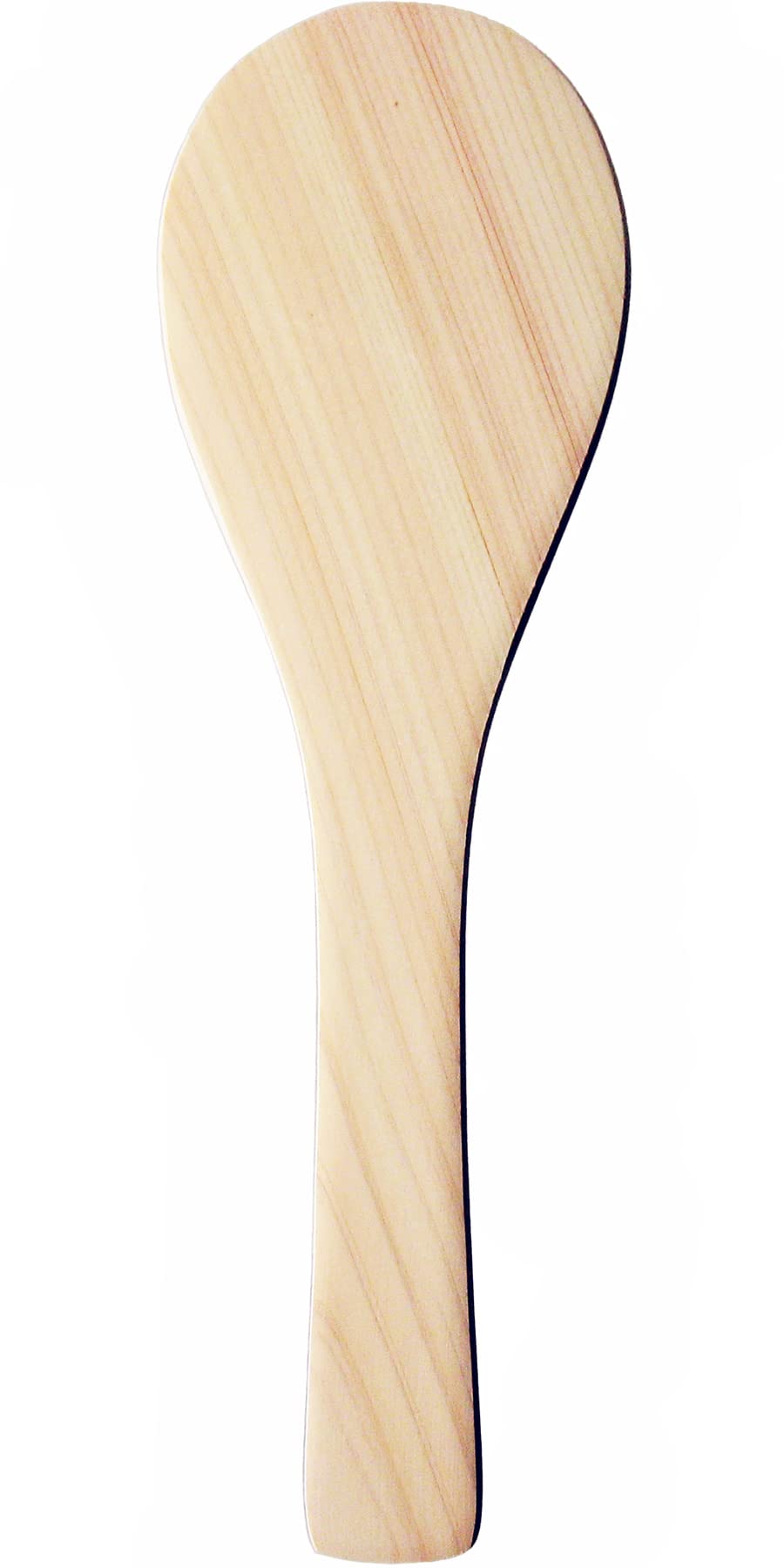 Nagao 16076-32 Hinoki Rice Spoon, Unpainted, 9.4 inches (24 cm), Wood, Made in Japan : Home & Kitchen