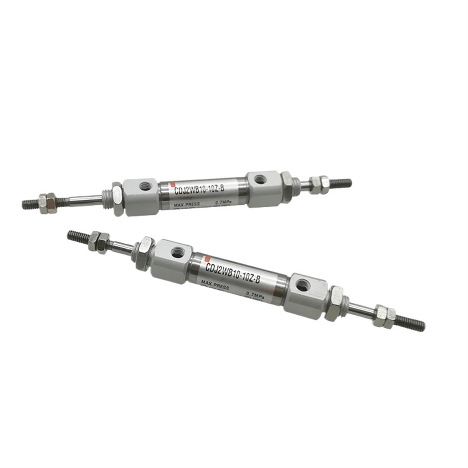 Mini vérin double tige CDJ2WB16 pour un guidage pneumatique stable