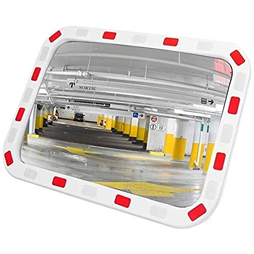 Preisvergleich Produktbild Hfyg Sicherheitsspiegel Konvexer runder Spiegel Auffahrt Verkehrsspiegel for Innen und Außen (Size : 40x60cm)