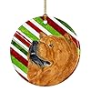 Caroline’s Treasures SS4571-CO1 Chow Chow Snoepriet Vakantie Kerst Keramisch Ornament, Multi kleuren