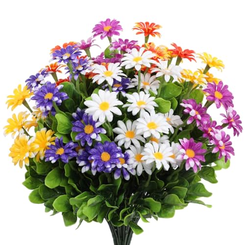 Catálogo para Comprar On-line Plantas y flores artificiales disponible en línea para comprar. 43 Butyhouse - 10 paquetes de margaritas artificiales para exteriores, flores de plástico, resistentes a los rayos UV, plantas falsas de margaritas para decoración del hogar,...