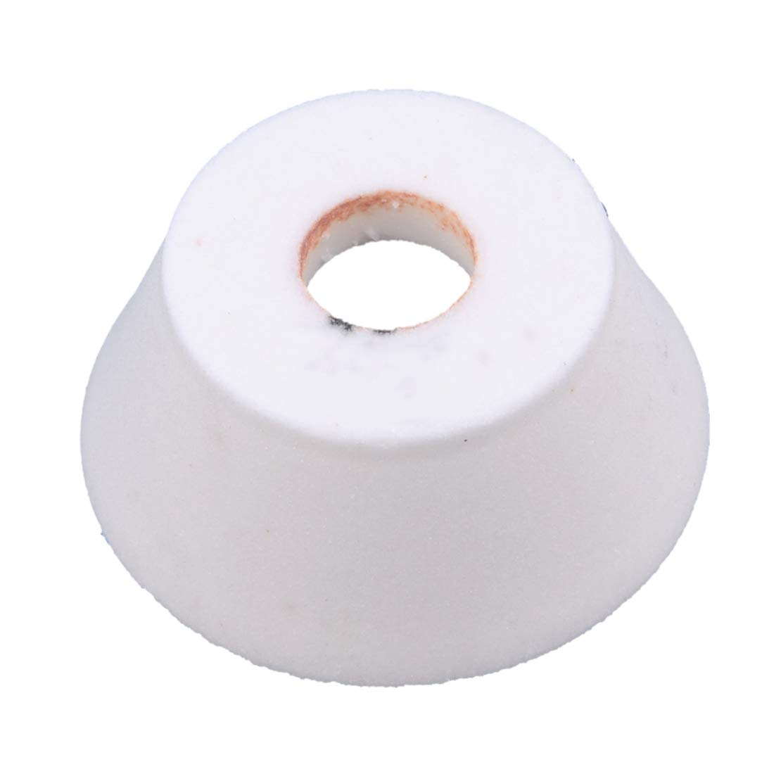 7,62 cm 75mm Corindón blanco ángulo de cerámica muela abrasivo para metal grano 80