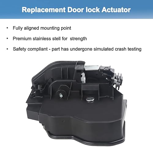 Miniatura 4 de Actuador de bloqueo de puerta delantera izquierda del lado del conductor compatible con BMW E60 E65 E70 E90 E92-128i 135i 228i 230i 320i 323i 328d