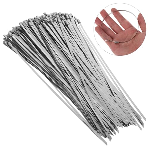 Bridas de acero inoxidable para evitar roturas de tuberías y organizar cables de forma pesada 8