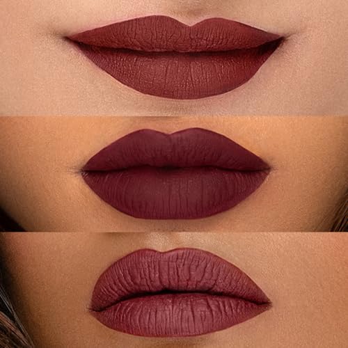 Image of SUGAR Cosmetics Smudge Me Not Liquid Lipsticks for Women | Transferproof & Waterproof | Lasts 12+ Hours | Matte Lipstick | 4.5ml - 25 Very Mulberry (Deep Berry)
