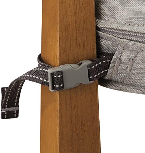 Classic Accessories 60-071-011001-RT Montlake Patio Seat Cushion Slip Cover, Heather Grey, 21" x 21" x 3" Thick - 4